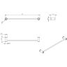 Полотенцедержатель LEMARK ЗЕНИТ LMA-1613S-BRRG брашированное розовое золото