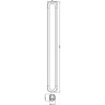 Стойка для душа LEMARK LM8074C с магнитным креплением для душевой лейки